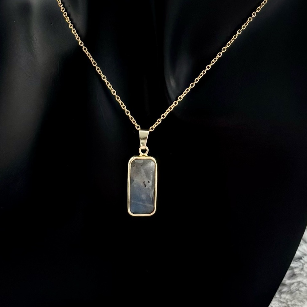 Labradorite 14k Gold Plated Necklace